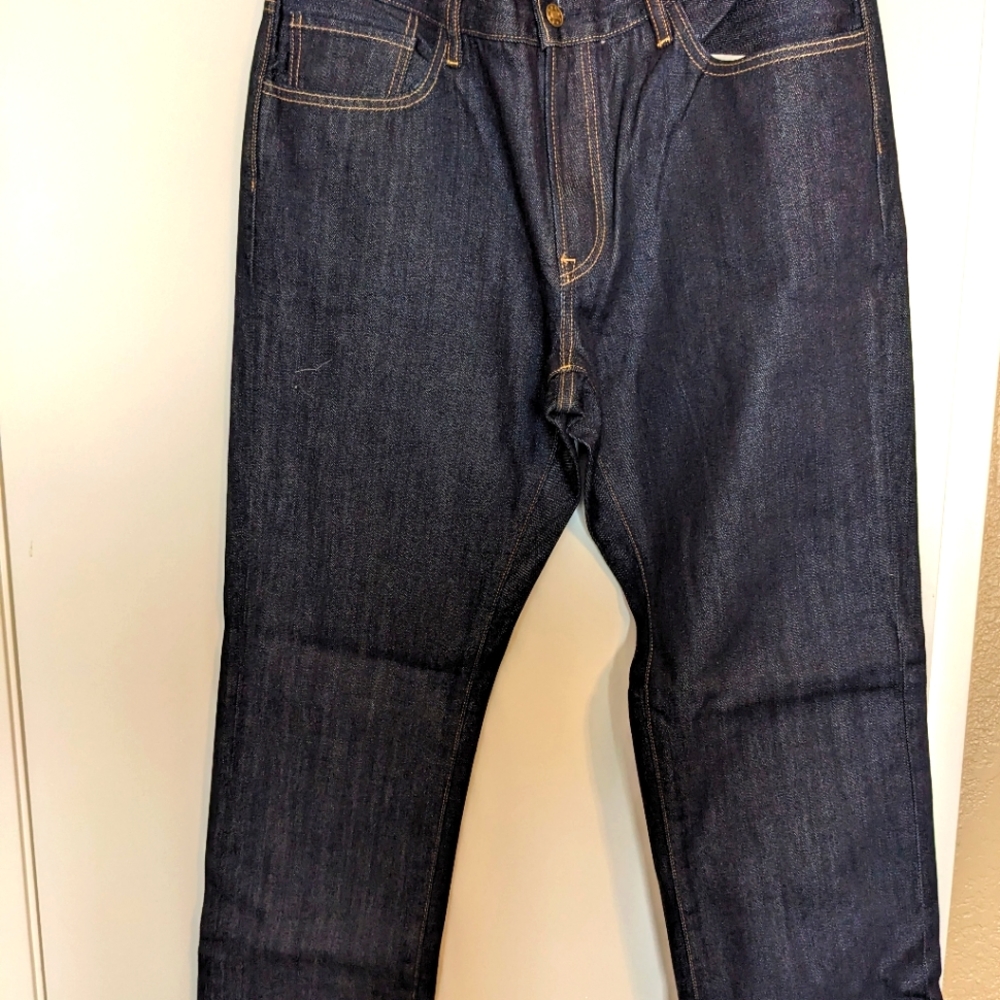 Uniqlo selvedge denim jeans sz 38x36